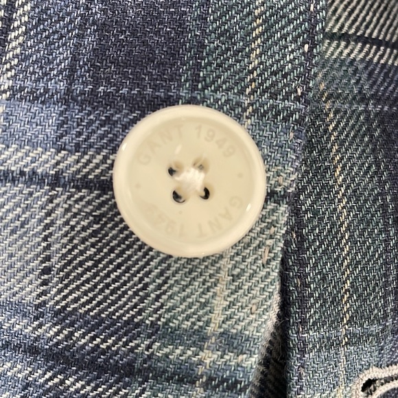 Gant Linen Plaid Blazer - Picture 3 of 15